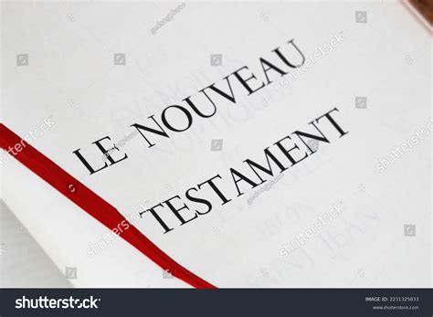 Bible New Testament France Stock Photo 2231325833 | Shutterstock