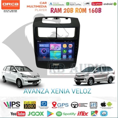 Jual Head Unit Android Orca Eco Series Carplay Avanza Xenia Veloz