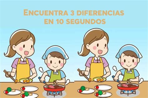 Reto Visual Encuentra Las Diferencias Entre Las Im Genes De Cocina