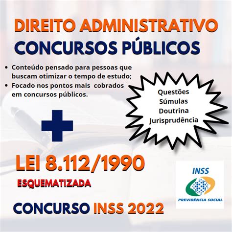 Direito Administrativo Para Concursos PÚblicos Lei 8112 Concur