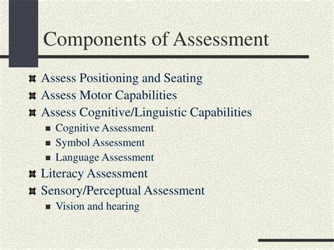 Ppt Aac Assessment Feature Matching Powerpoint Presentation Free