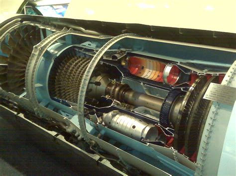 Pratt & Whitney jet engine cross section | MSI Chicago | chicago_bear | Flickr