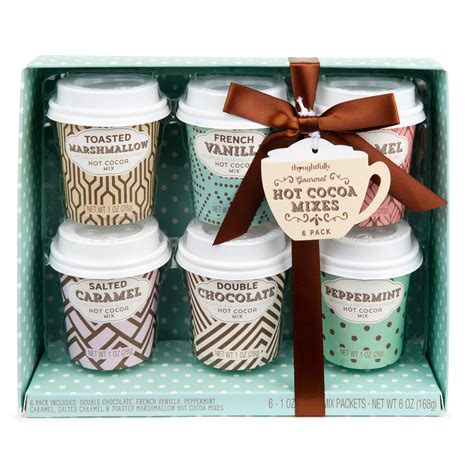 Buy Thoughtfully Gourmet, Mini Hot Chocolate Gift Set, Variety of Flavors, 6-Pack Online at ...