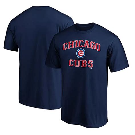 Mens Fanatics Branded Navy Chicago Cubs Team Heart And Soul T Shirt