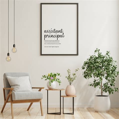 Assistant Principal Quotes Wall Art Office Decor Digital Prints Etsy