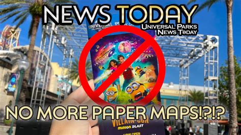 Universal Retires Paper Park Maps Epic Universe Preview Center YouTube