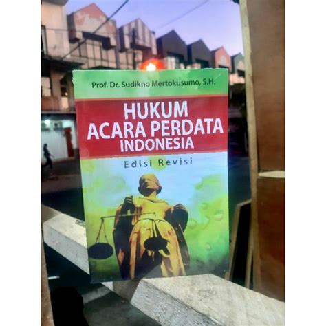 Jual Buku Hukum Acara Perdata Indonesia Prof Sudikno Edisi Revisi