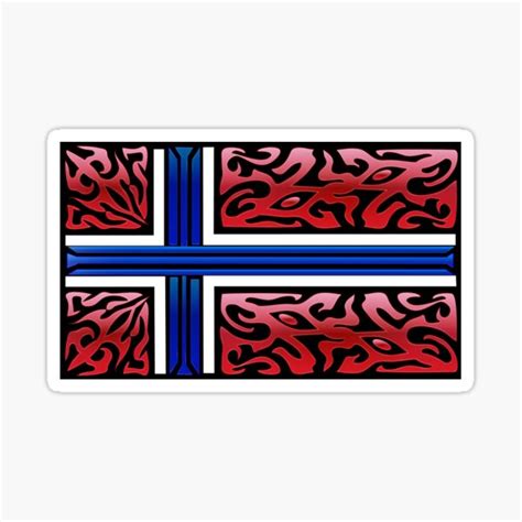 Crazy Flag 120 Sticker By Vanwizle Redbubble