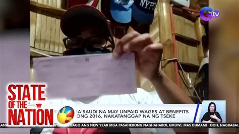 Ilang OFW Sa Saudi Na May Unpaid Wages At Benefits Mula Pa Noong 2016