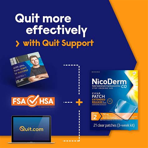 NicoDerm CQ 14mg Step 2 Nicotine Patches To Help Quit Smoking With