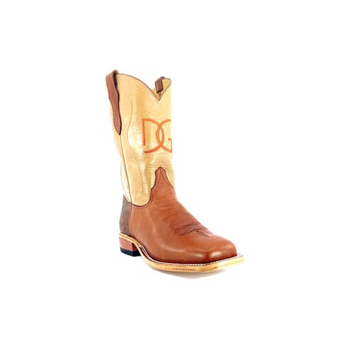 Men S Honey Cowhide Mandujano Custom Western Boots