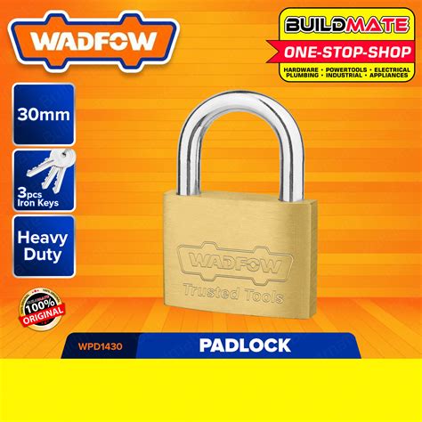 BUILDMATE Wadfow Brass Padlock 20MM 30MM SOLD PER SET Pad Lock