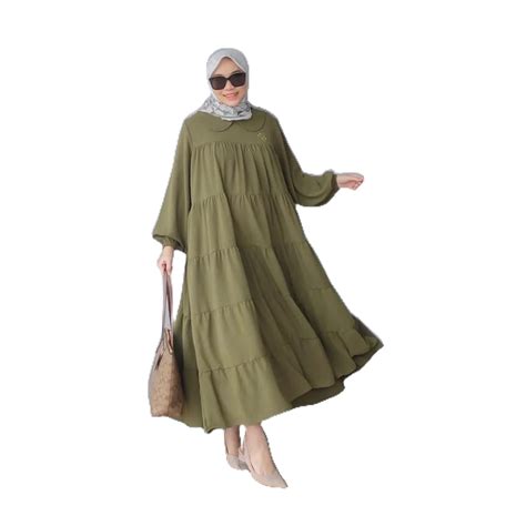 Jual Sukma Dress Gamis Dewasa Dress Polos Gamis Wanita Jumbo Ld 110
