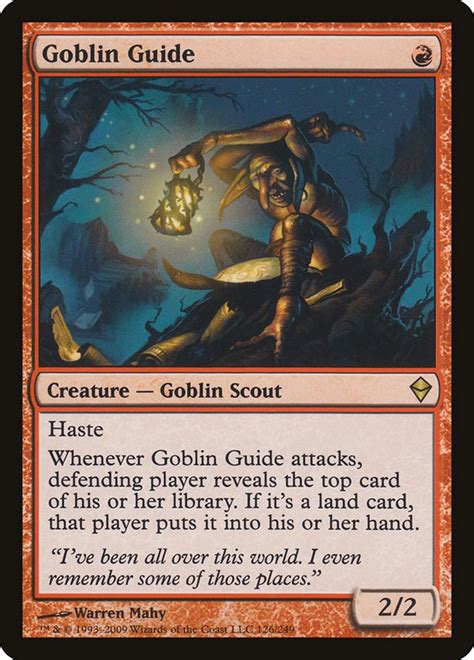 Goblin Guide Zendikar Magic The Gathering