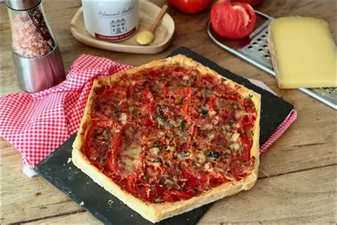 Tarte à la tomate et à la moutarde Happy papilles