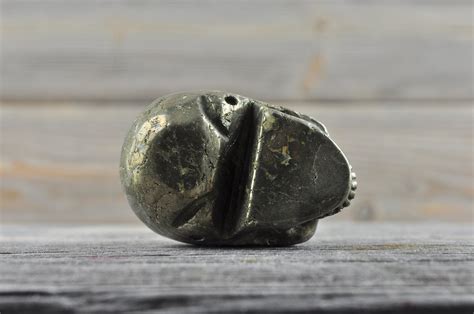 Iron Pyrite Crystal Skull, Mini