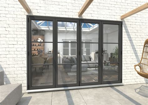 Part Q 3000mm Grey Heritage Aluminium Bifold Doors 3 Left 1 Right At