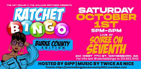 Ratchet Bingo Burke County Edition