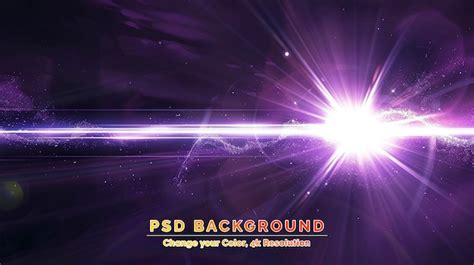 Premium Psd Abstract Of Digital Lens Flare Background Illustration