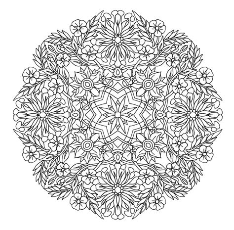 15 Coloriage De Fleurs Mandala 30000 collections de pages à