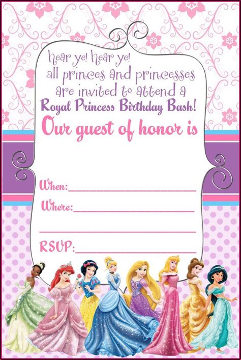 Princess Sofia Birthday Template Template 1 Resume Examples YKVBbLKRVM