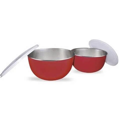 Pog Stainless Steel Bowl Set Set Contains Piece Bowls Ml At Rs