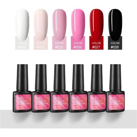 Lots De Couleurs Polish Vernis Gel Semi Permanent Vernis Ongle