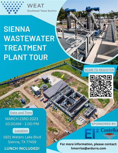 Sienna Wastewater Treatment Plant Tour Water Environment Association