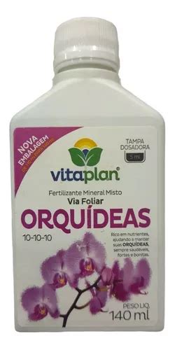 Fertilizante Orquídeas Vitaplan Mineral Misto 140ml MercadoLivre