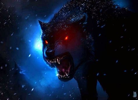 Black Wolf With Red Eyes Wallpapers #Black #Wolf #With #Red #Eyes # ...