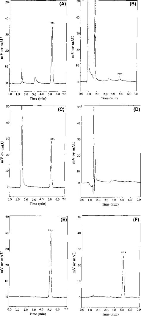 Chromatograms Corresponding To Pra Solution Subjected To A Neutral Download Scientific