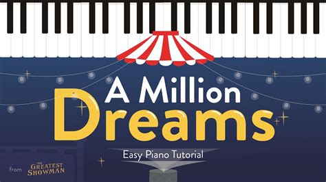 How To Play A Million Dreams Easy Elementary Piano Tutorial From