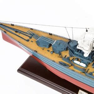 USS California Battleship Model Wooden Warship Models Royal Navy Model ...