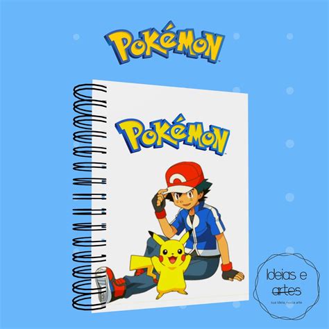 Agenda Permanente Personalizada Animes Pokemon No Elo