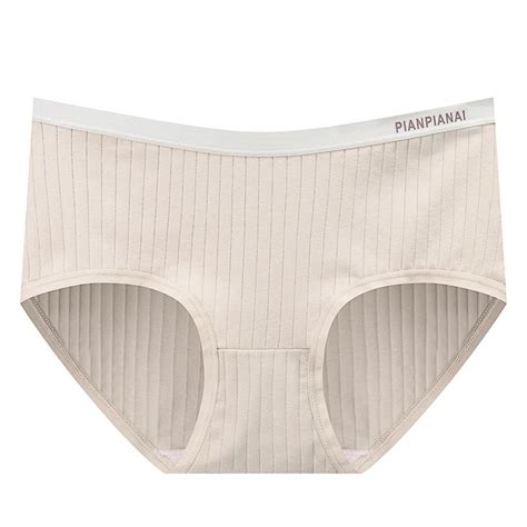 Underwear For Women Cotton Breathable Underwear For Women Bikini Panties Low Rise Panties For
