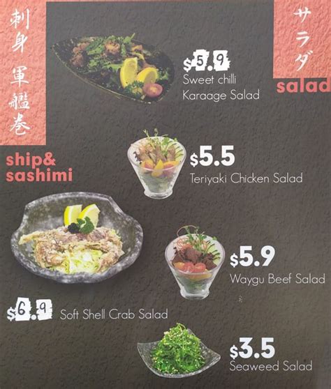 Menu At Sushi Metro Caboolture South Restaurant Caboolture South