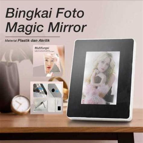 Jual Bingkai Foto Frame Magic Mirror Cermin Foto Led Usb Magic Mirror