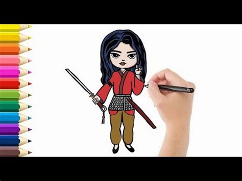 Como Dibujar Mulan De La Pel Cula Disney How To Draw Mulan From