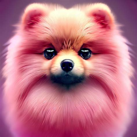 Premium Ai Image Dog Pomeranian