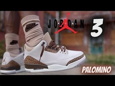 JORDAN 3 PALOMINO DETAILED REVIEW ON FEET W LACE SWAPS YouTube