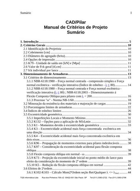 PDF Pilar 03 critérios de projeto DOKUMEN TIPS