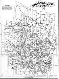 Green Wood Cemetery Map 1872 Greenwood Cemetery Cemetery Map