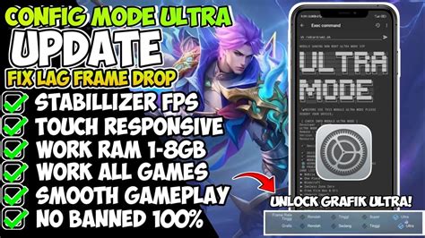 Update Module Gaming Non Root Ultra Mode Stabillizer Smooth Fix Lag