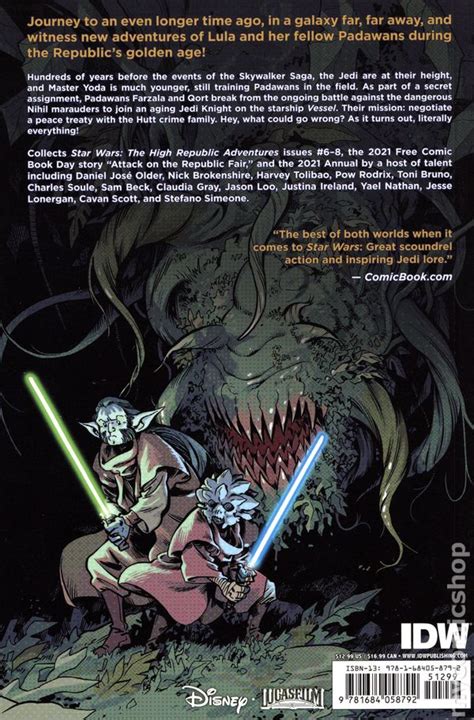 Star Wars The High Republic Adventures TPB 2021 IDW Comic Books