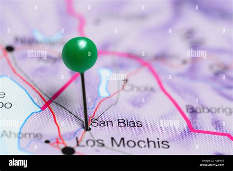 San blas mexico on a map hi-res stock photography and images - Alamy