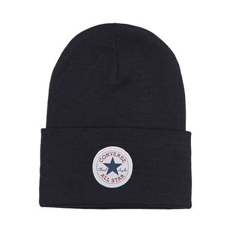 Converse Chuck Patch Cuff Beanie Black Journeys