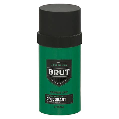 Brut Deodorant With Stain Shield Signature Scent Oz Deodorants