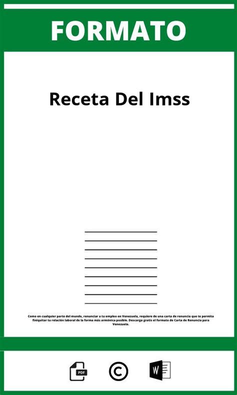 Formato De Receta Del Imss Hot Sex Picture