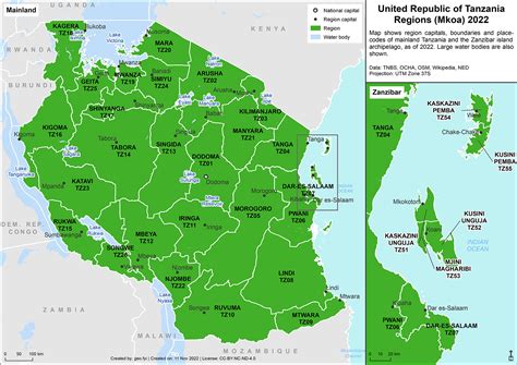 Tanzania Population and Buildings 2022 – geo.fyi