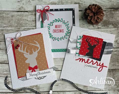 Last Minute Christmas Cards — Stampin Up Artisan Blog Hop